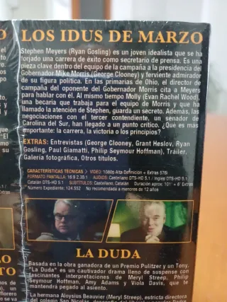 Pack Blu-ray Dvd. Philip Seymour Hoffman