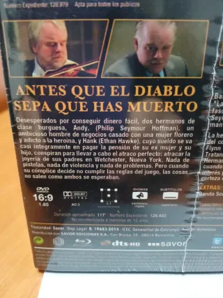 Pack Blu-ray Dvd. Philip Seymour Hoffman