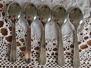 Cucchiaini Tè Acciaio Inox Dorato