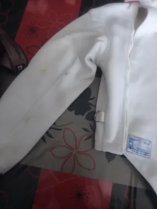 Chaqueta zurdo y pantalón Equipación esgrima 10-12