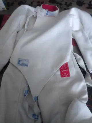 Chaqueta zurdo y pantalón Equipación esgrima 10-12