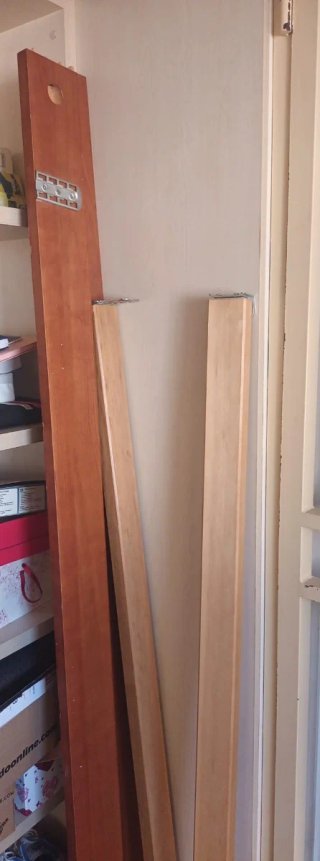 Cabezero Cama Matrimonio Madera de roble+estructur
