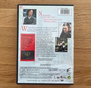 DVD Mujercitas - Winona Ryder