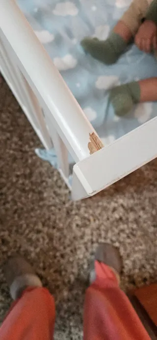 Cuna bebé blanca IKEA