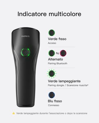 Lettore Codici a Barre 2D Wireless Scanner QR Code
