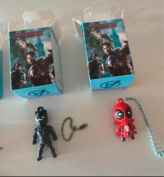 Pack 4 Llaveros Avengers Nuevos