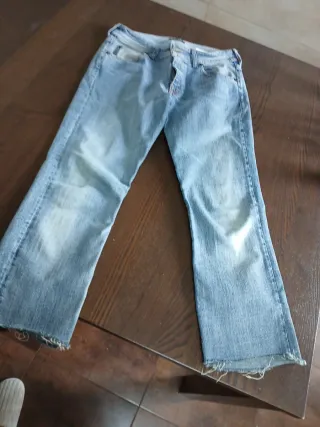 Pantalón vaquero mujer Armani Jeans azul