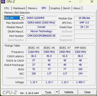 Corsair Vengeance DDR5 6600MHz 32GB 2x16GB CL38