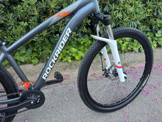 Bicicleta MTB Rockrider ST120 Gris/Naranja