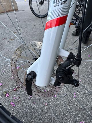 Bicicleta MTB Rockrider ST120 Gris/Naranja