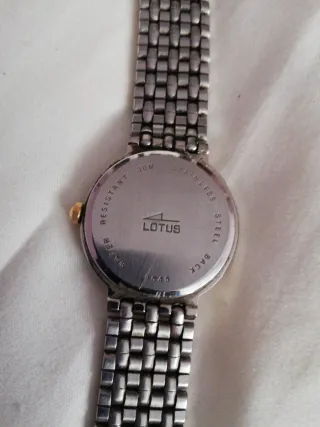 Lotus Reloj Mujer Oro y Plata
