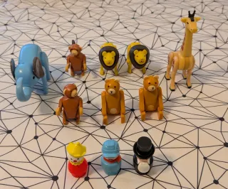 Fisher Price Little People vintage CircusTrain 991