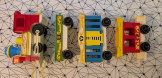 Fisher Price Little People vintage CircusTrain 991