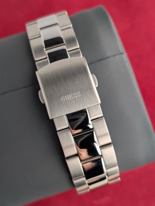 Orologio Guess Uomo Blu e Argento