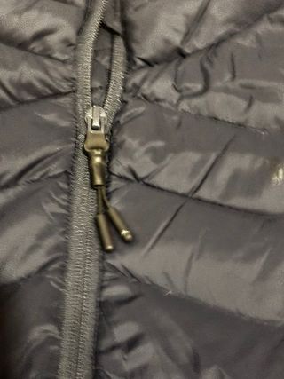 Abrigo acolchado con plumas Roc Neige azul Talla L