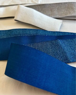 Lotto 3+3 Metri Nastro Elastico Lurex