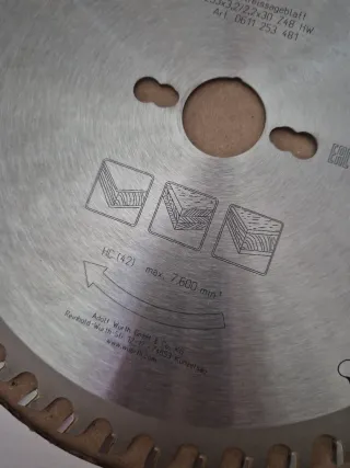 Lama per sega circolare Wurth 253x3,2/2,2x30