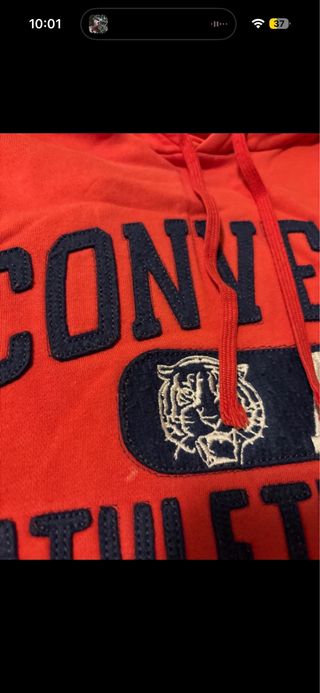 Felpa Converse vintage con cappuccio