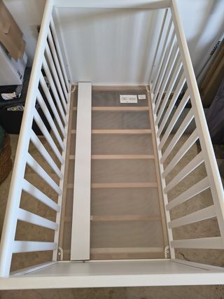 Cuna de bebé blanca Ikea