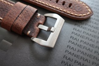 Correa Panerai Piel Marrón Vintage 24mm