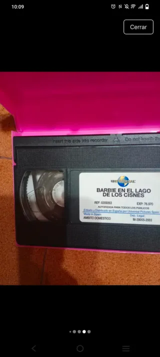 Barbie en el lago de los cisnes VHS