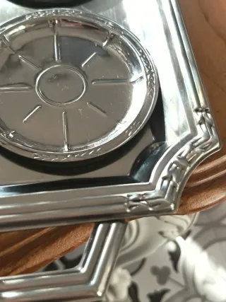 Vassoio e Sottobicchieri vintage Acciaio Inox