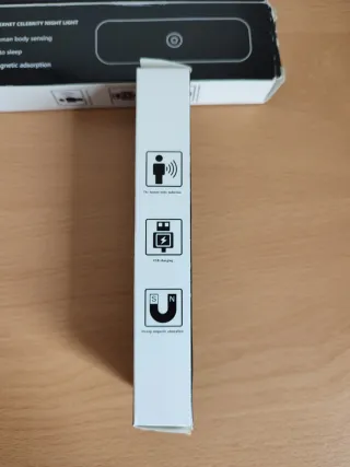 3 Luci LED da Notte con Sensore di Movimento 14x4,4x2