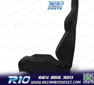 ASIENTO BAQUET UNIVERSAL CUERO NEGRO ESTILO SPORTSTER