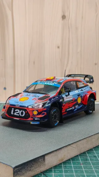 Maqueta Hyundai i20 WRC 2019 1/24