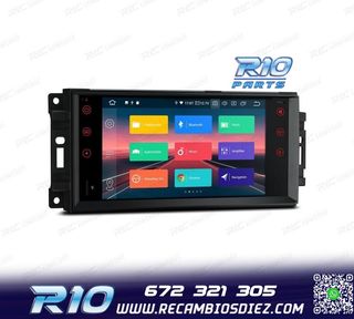 RADIO GPS ANDROID 13 PARA JEEP WRANGLER 07-12, GRAND CHEROKE