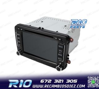 RADIO GPS ANDROID 13 PARA VOLKSWAGEN VW SEAT SKODA TOURAN 7"