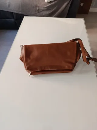 Bolso Parfois Marrón Piel Cadena