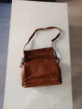 Bolso Parfois Marrón Piel Cadena