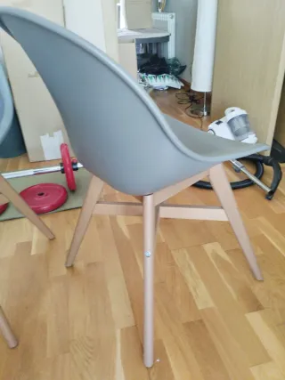 Sillas FANBING Ikea grises (2 unidades)