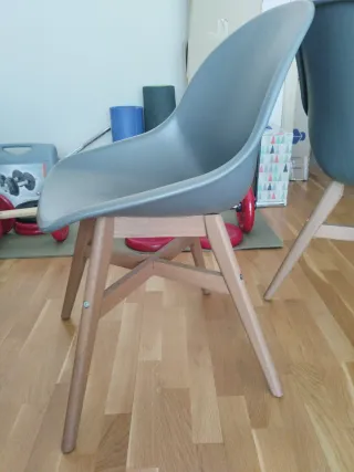 Sillas FANBING Ikea grises (2 unidades)