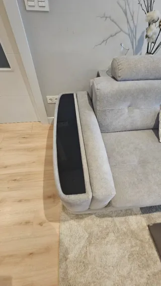 Sofá modular extra grande gris