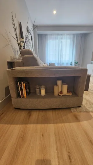 Sofá modular extra grande gris