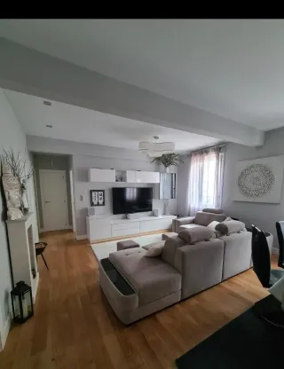 Sofá modular extra grande gris