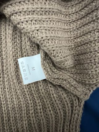 Vestido de punto marrón