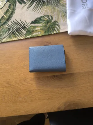 Cartera Montblanc azul como nueva. Original.