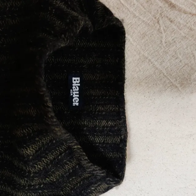 Blauer USA Jersey Lana Hombre Negro/Verde