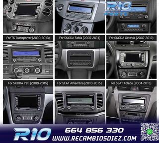 RADIO GPS ANDROID 11 PARA VOLKSWAGEN VW SEAT SKODA HEXA-CORE