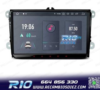 RADIO GPS ANDROID 11 PARA VOLKSWAGEN VW SEAT SKODA HEXA-CORE