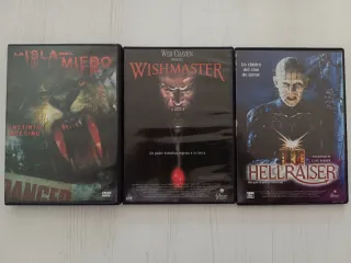 Lote 3 Películas Terror DVD (Español)