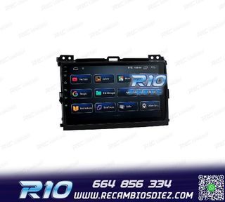 RADIO GPS ANDROID 12 PARA TOYOTA LAND CRUISER 02-09