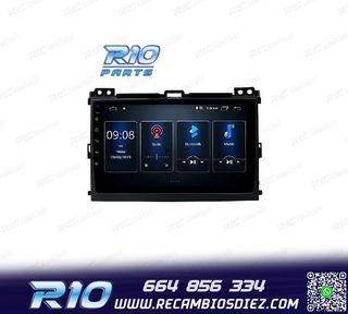 RADIO GPS ANDROID 12 PARA TOYOTA LAND CRUISER 02-09