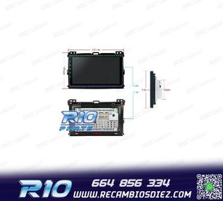 RADIO GPS ANDROID 12 PARA TOYOTA LAND CRUISER 02-09