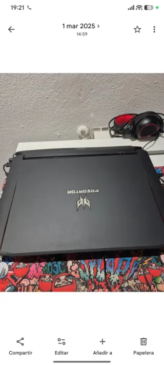 Portátil Gaming Acer Predator 17 .  Barato !