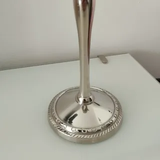 Candelabro antiguo plateado