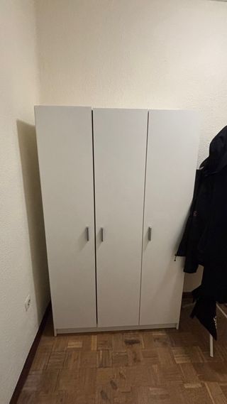 Armario Multiusos 3 Puertas Blanco